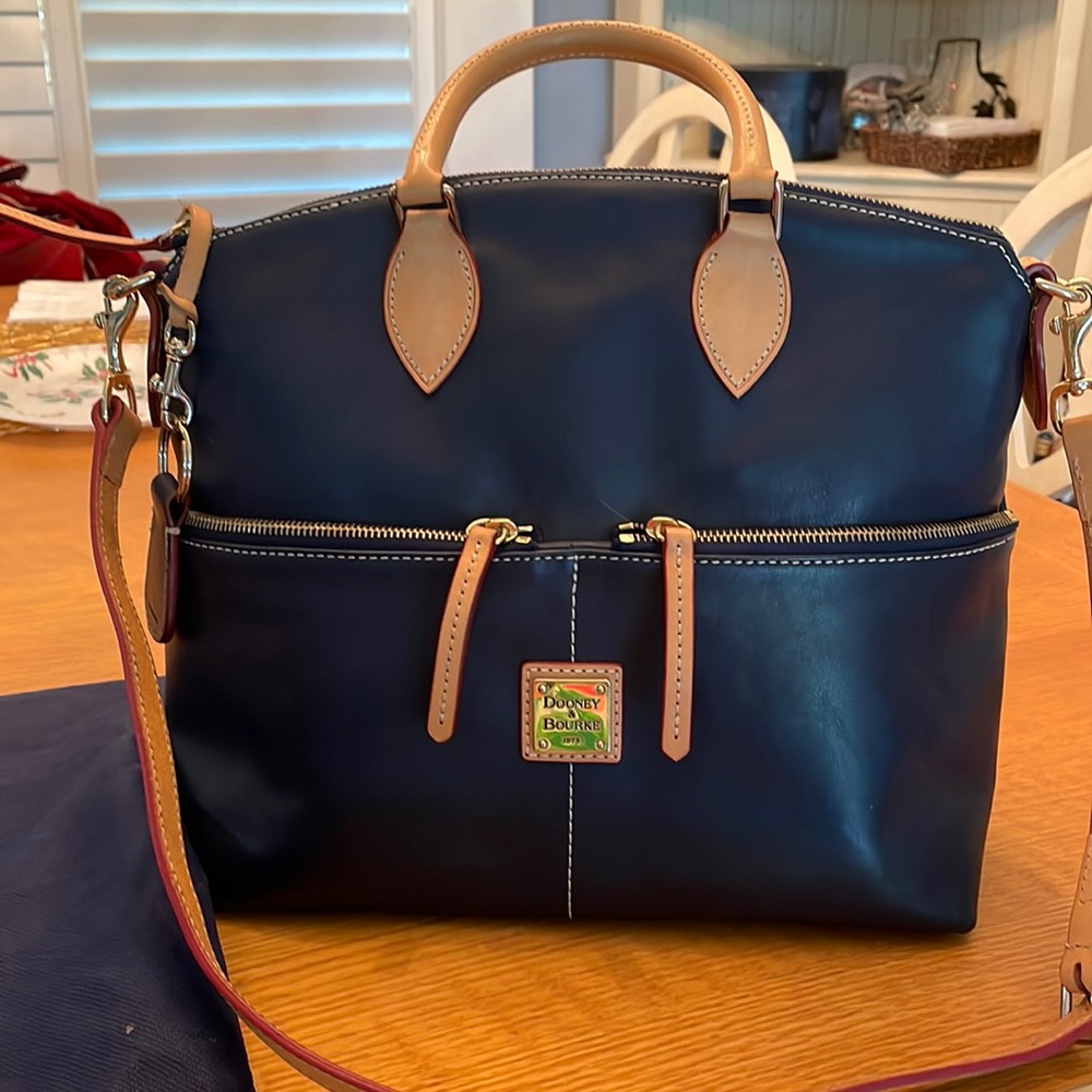 Navy Blue Dooney.& Bourke satchel bag
